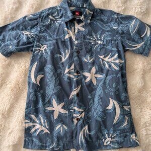 Quiksilver Boys’ Button-Up Aloha Shirt – Size M (12-14)